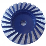 Heavy Duty 4 inch Ripple Segment Diamond Turbo Cup Grinding Wheel