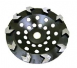 Arrow diamond grinding cup wheel for concrete