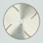 electroplated diamond cutting disc with reinforce