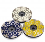 100mm resin filled 4 inch diamond turbo grinding discs wheel for grinding and polishing stone