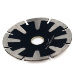 D115mm T-Segmented Concave Blade Diamond Blade For Curved Cutting Turbo Rim 4.5